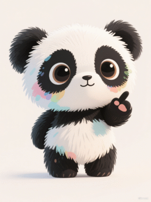 Bam & Lumi Panda Plush Toy – Soft Hug Buddies